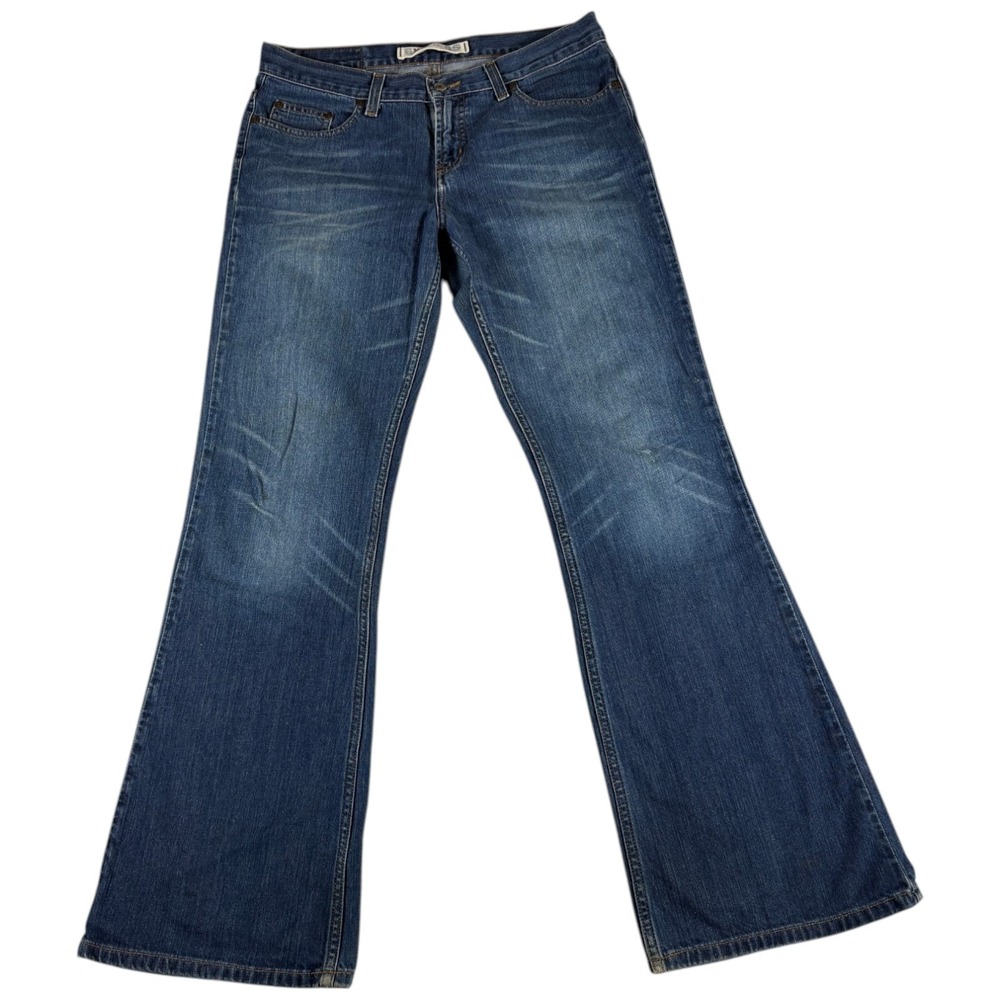 Express‎ Precision Fit Riot Siren Bootcut Jeans Womens 10 Blue Denim Authentic